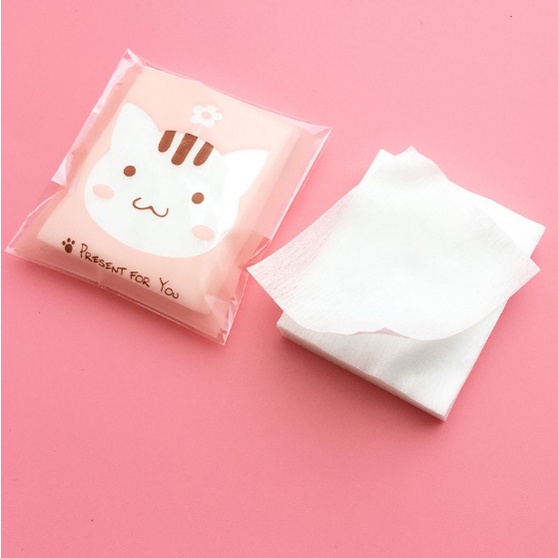 Bông Tẩy Trang Gói 25 Miếng Siêu Đáng Yêu Thuận Tiện Mang Theo Clovershop68
