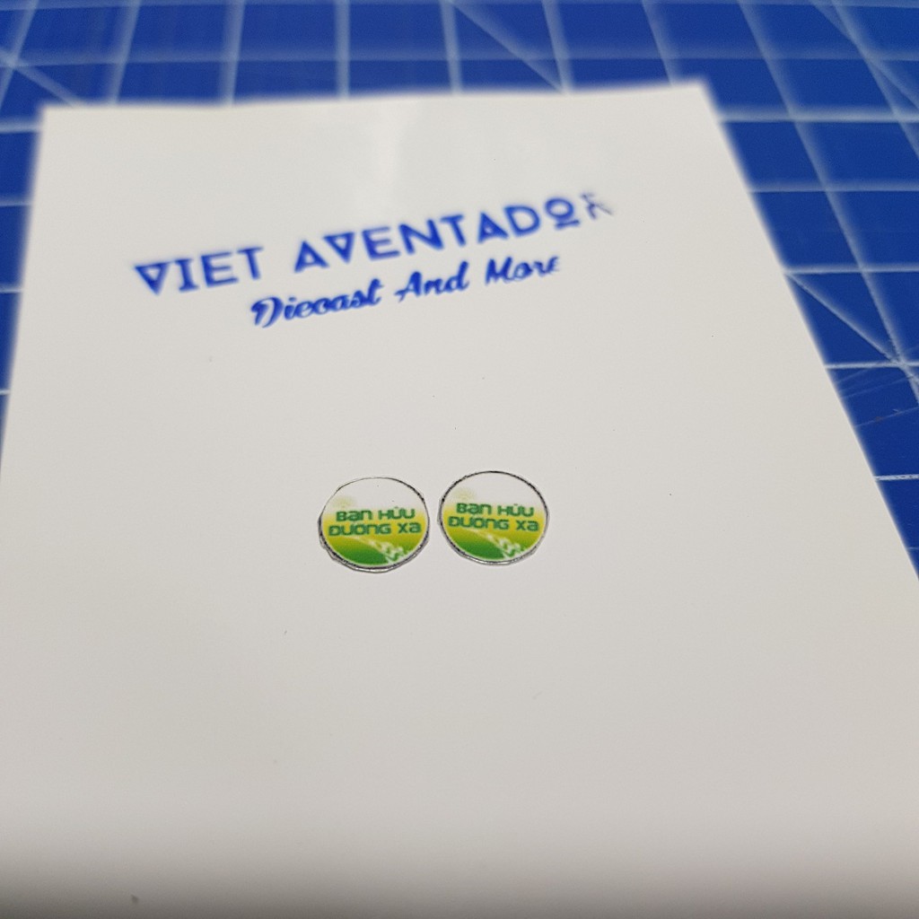 Tem đăng kiểm cho xe ô tô mô hình