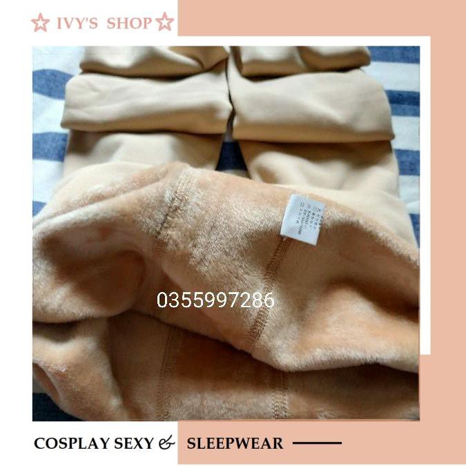 Quần Tất Lót Lông NHUNG 200-250G - Cả Bàn, Đạp Gót - Màu Da, Đen Lông Nhung - Tất chân lót lông LOẠI ĐẸP CAM KẾT ĐẸP, ẤM