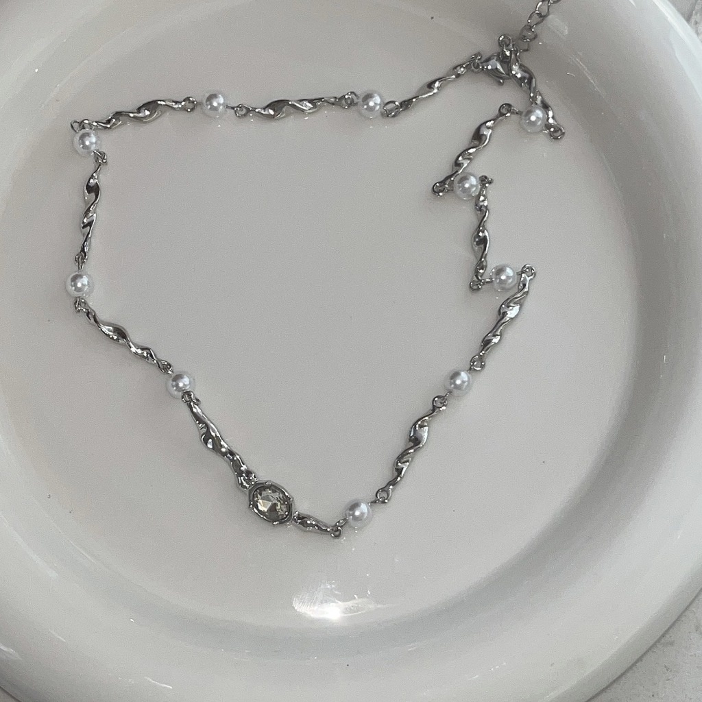 Vòng cổ Đính Ngọc Trai Sang Trọng Cho Nữ