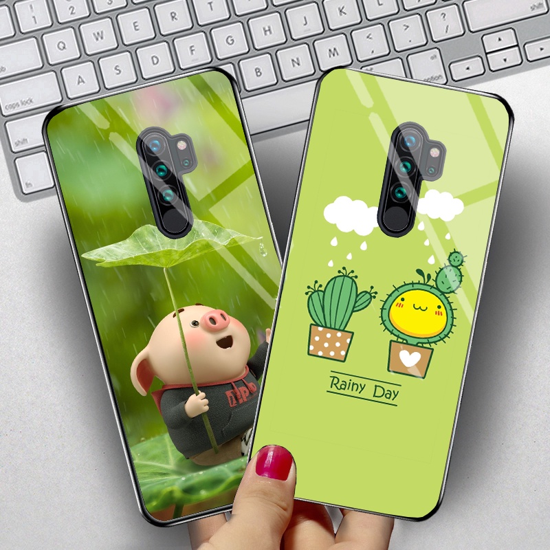 Ốp Xiaomi Note 8, Note 8 Pro, Redmi 9, Redmi 9c mặt kính gương bóng