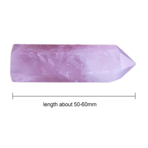 Đá pha lê thạch anh fluorit 50-60mm màu hồng tự nhiên chất lượng cao