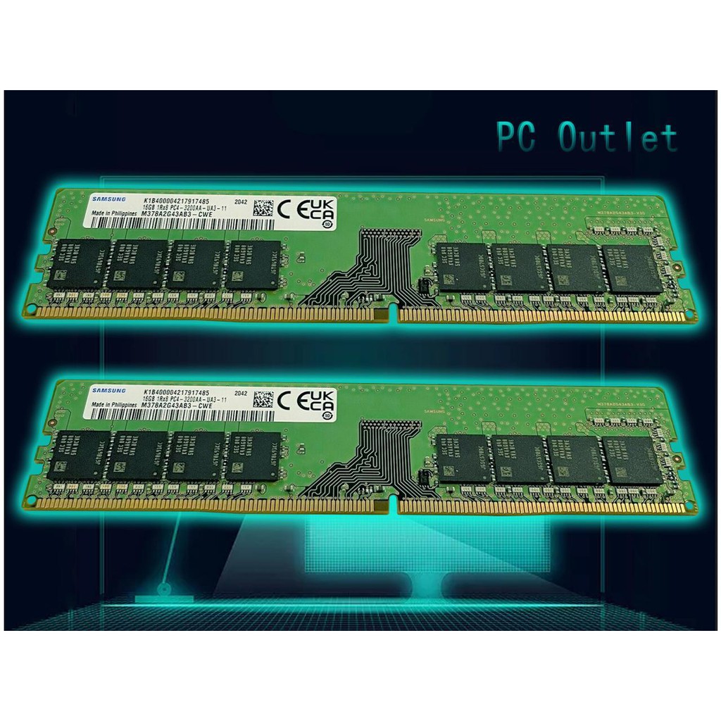 Ram Samsung 8GB DDR4 3200MHz Dùng Cho PC Desktop - BH 36 tháng 1 đổi 1