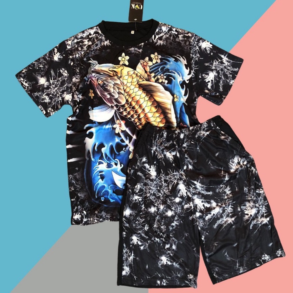 Bộ quần áo nam bộ đồ nam thiết kế họa tiết 3D siêu chất phong cách trẻ trung