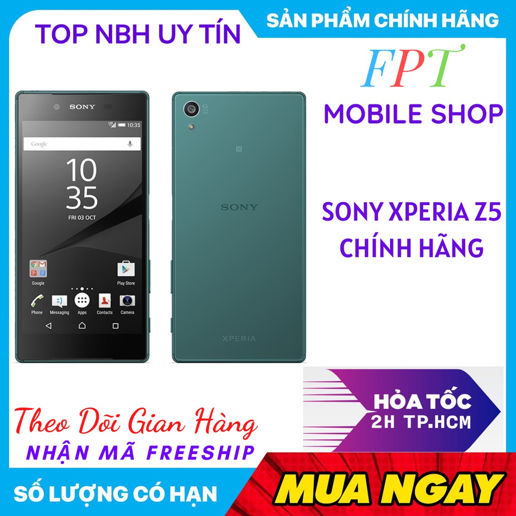 Điện Thoại Sony Xperia Z5 2 Sim Ram 3Gb/32Gb Mới Chiến Game Mượt