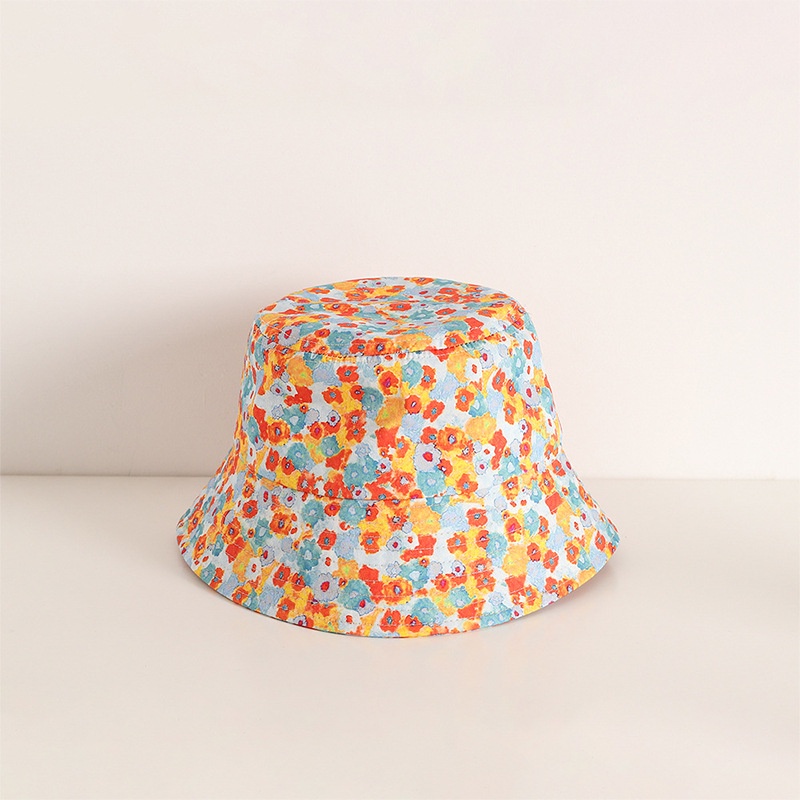 Nón Tai Bèo Che Nắng In Họa Tiết Hoa Nhí Dễ Thương Thời Trang Xuân Hè Cho Bé Gái