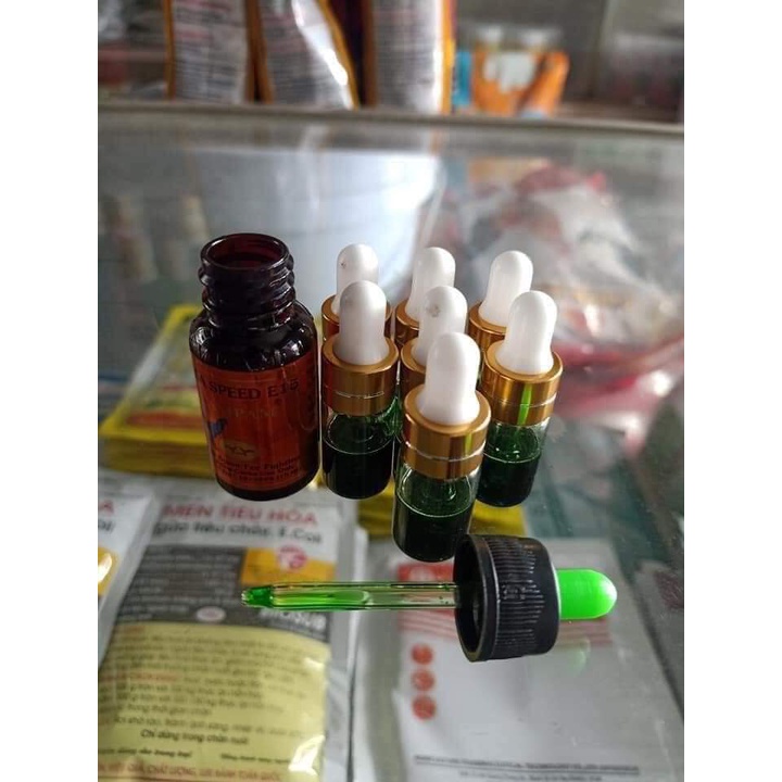 Mega Speed E15 lọ 2ml - Nhỏ 30 phút trước đá giúp tăng bo gà đá, tải cựa, lì đòn - Chính hãng Lampam (Thái Lan)