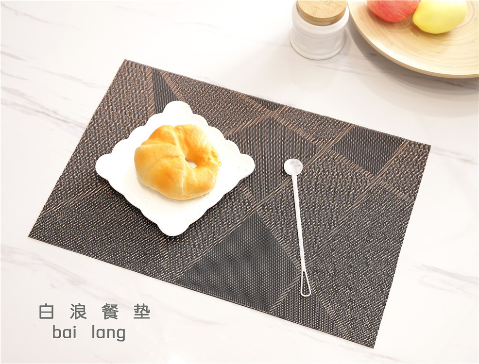 Tấm lót đĩa chống trượt Teslin cao cấp thân thiện với môi trường sáng tạo đơn giản