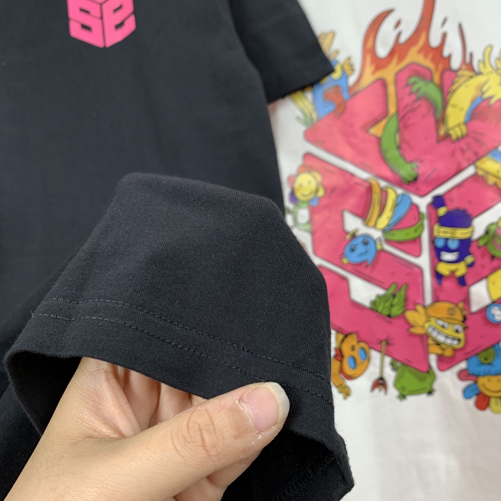 Áo Thun In Hình Tay Lỡ Form Rộng Rồng Hồng Cho Cả Nam và Nữ Vải Cotton 100% HaiHaiShop