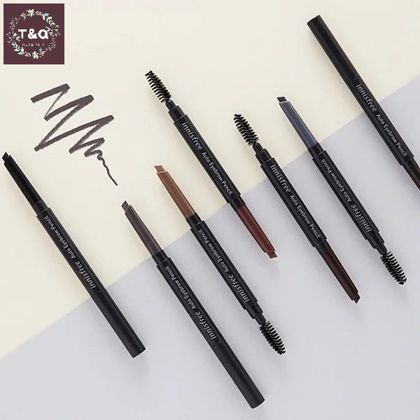 {màu mới} Chì kẻ mày Innisfree Auto Eyebrow Pencil