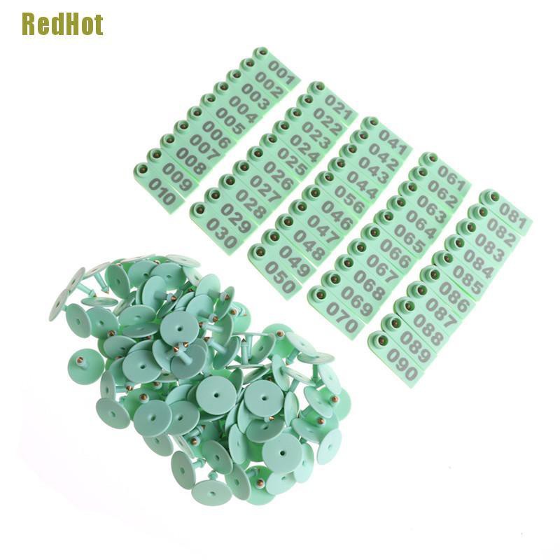 Bộ 100 Phụ Kiện Đánh Dấu Tai Động Vật Đặc Biệt