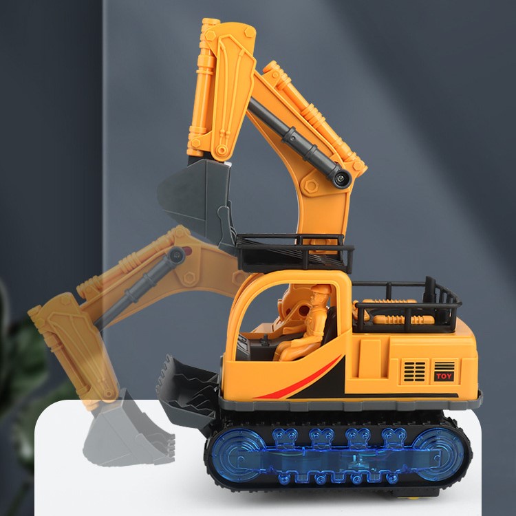 [Hàng sẵn] Xe cẩu banh và tự động nhả banh theo tuần hoàn có đèn nhiều màu nhấp nháy liên tục, Xe đồ chơi cho bé trai