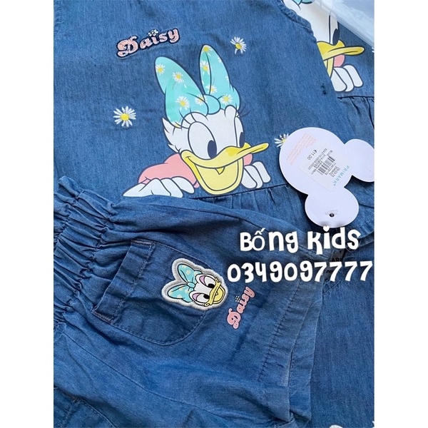 Bộ Hè Denim Bé Gái VịtDonal Daisy PR