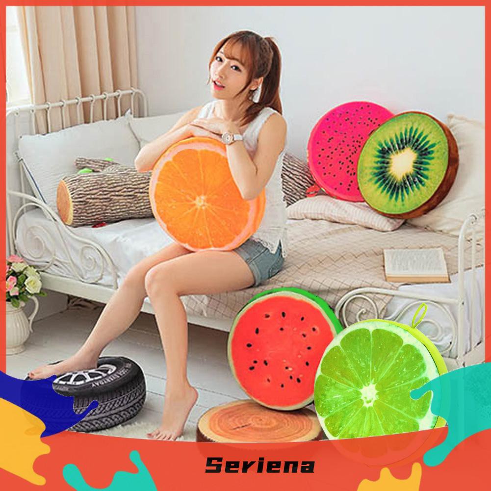 Gối Tựa Lưng Hình Trái Cây 3d Trang Trí Nhà Ở/văn Phòng Xinh Xắn