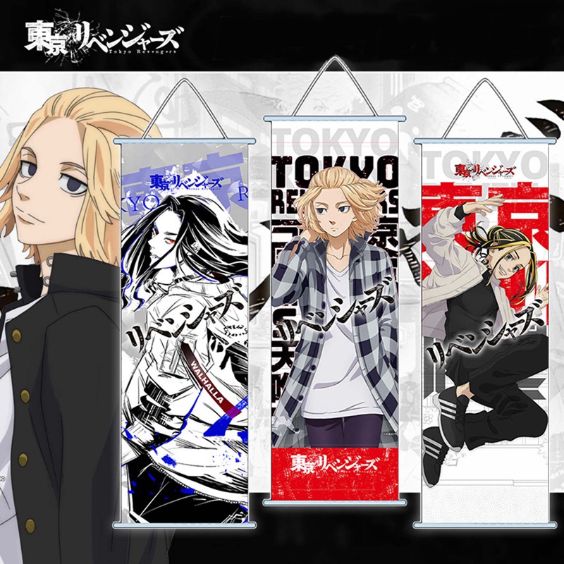 Tmdbyx Tấm Áp Phích Treo Tường In Hình Anime Tokyo Revengers Dễ Thương Phong Cách Cổ Điển Trang Trí Nhà Cửa / Quán Cà Phê
