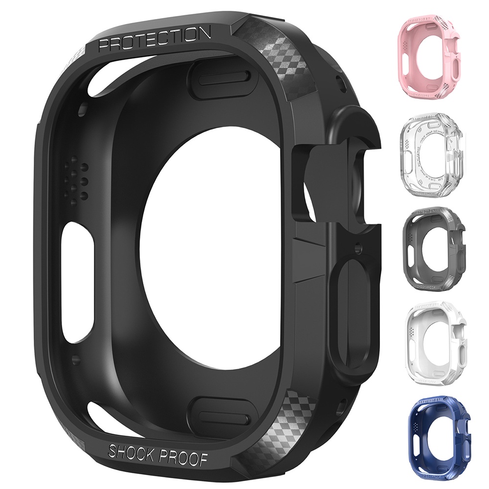Khung Bảo Vệ Bằng TPU Cho Đồng Hồ Thông Minh Apple Watch Ultra 49mm 45mm 41mm 44mm 40mm iWatch Series SE 8 Ultra 7 6 5 4