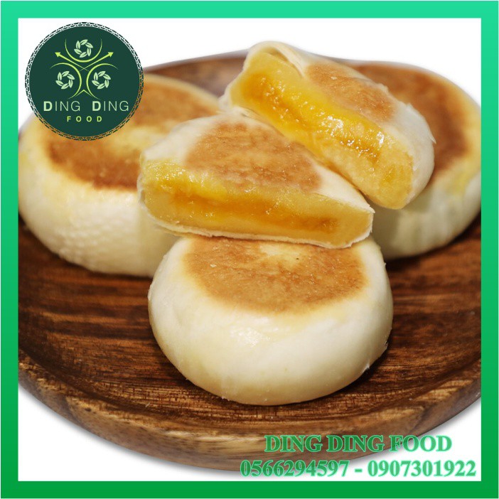 Bánh Pía Mini CHAY Kim Sa Bí Đỏ 480g [1 TÚI 12 BÁNH] Tân Huê Viên| Pía Mini Kim Sa Chay| Pía Sóc Trăng - DING DING FOOD