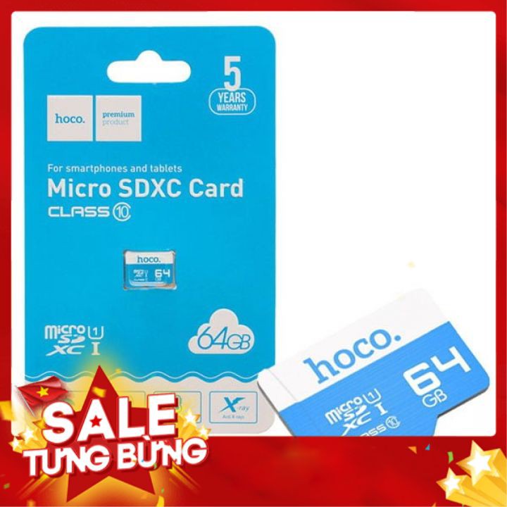 Thẻ nhớ 64Gb Class 10 tốc độ cao [ BH hàng chính hãng Hoco  ] | BigBuy360 - bigbuy360.vn
