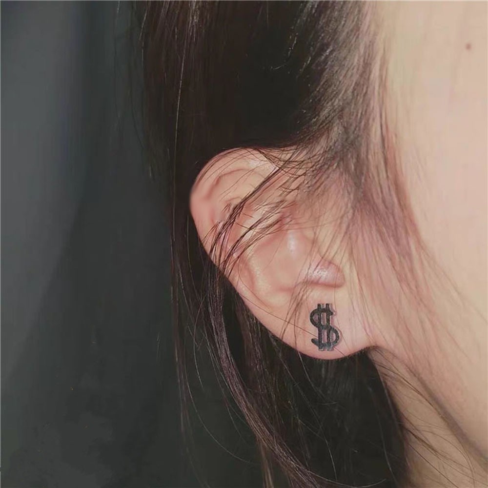 Bông Tai Hình Đô La Thời Trang Hàn Quốc Cá Tính