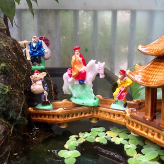 Bộ Tây Du Ký nhựa cao cấp size nhỏ -Trang Trí Hồ Cá,Bể Cá-Hòn Non Bộ
