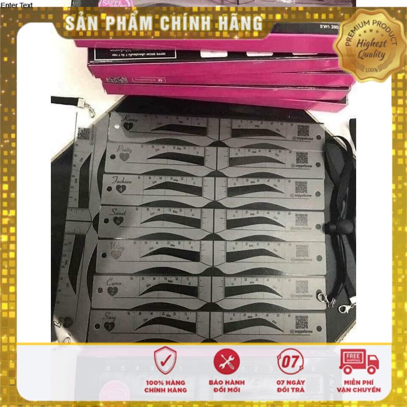 Khung Vẽ Chân Mày 8 Dáng Dùng Trong Phun Xăm Thẩm Mỹ DCPX-NTA