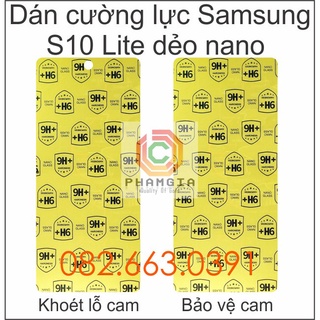 Dán cường lực Samsung S10 Lite dẻo nano siêu bảo vệ