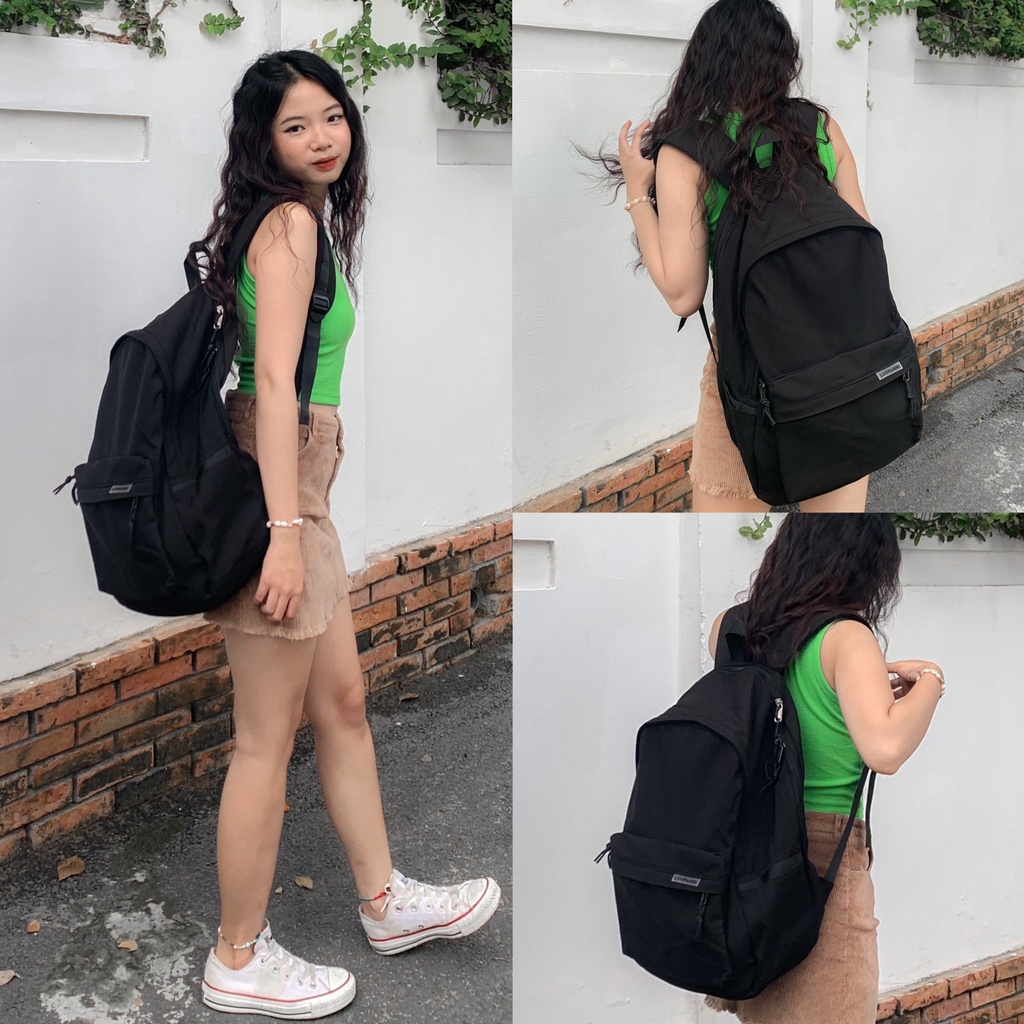 Balo nam nữ đi học thời trang cao cấp cá tính vải dù mềm size lớn
