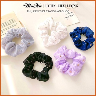 ĐỒ CỘT TÓC SCRUNCHIES NGÔI SAO 8 Màu