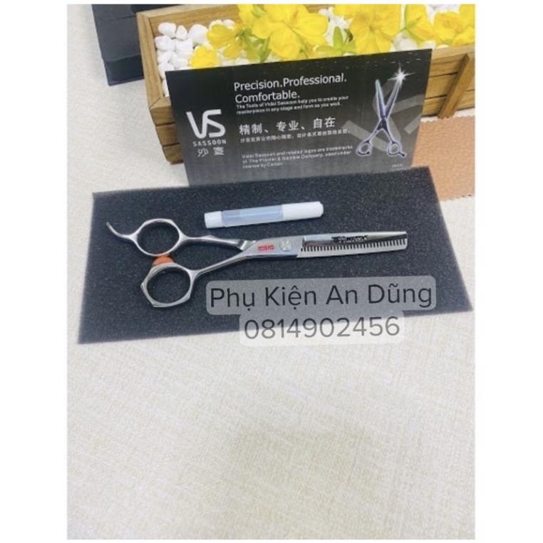 Cặp Kéo Cắt Tóc Vs Chính Hãng Cao Cao Cấp Chuyên Nghiệp (Kéo Cắt, Kéo Tỉa Size 5.5 và 6.0)