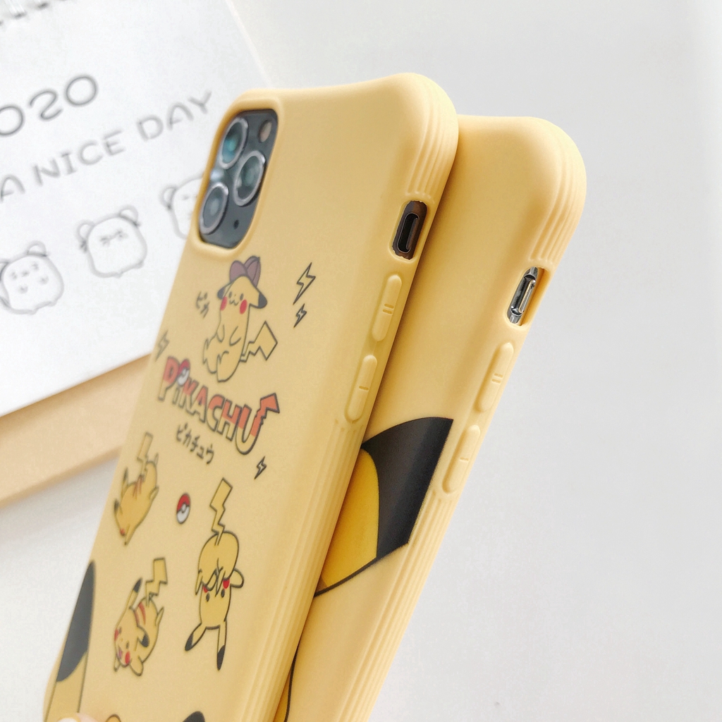 Funny elf iphone cases 6 6s 7 8 SE 2020 Plus 11 x xs pro Max soft Yellow Four corners fashion Silicone phone shell