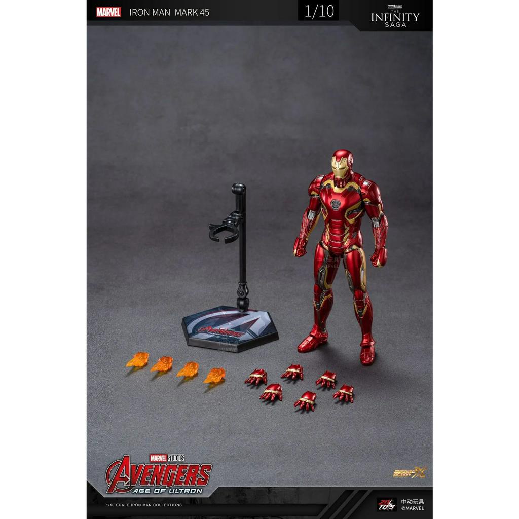 MÔ HÌNH ZD TOYS IRON MAN MARK 45  SCALE 1/10