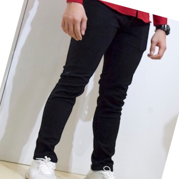 🌟HCM🌟🌺🌺️⚡ [FREESHIP 99K] [Ảnh] Quần Jean HOT Năm 2019 Cho Nam Nữ 12++ QJ Đen Trơn | BigBuy360 - bigbuy360.vn