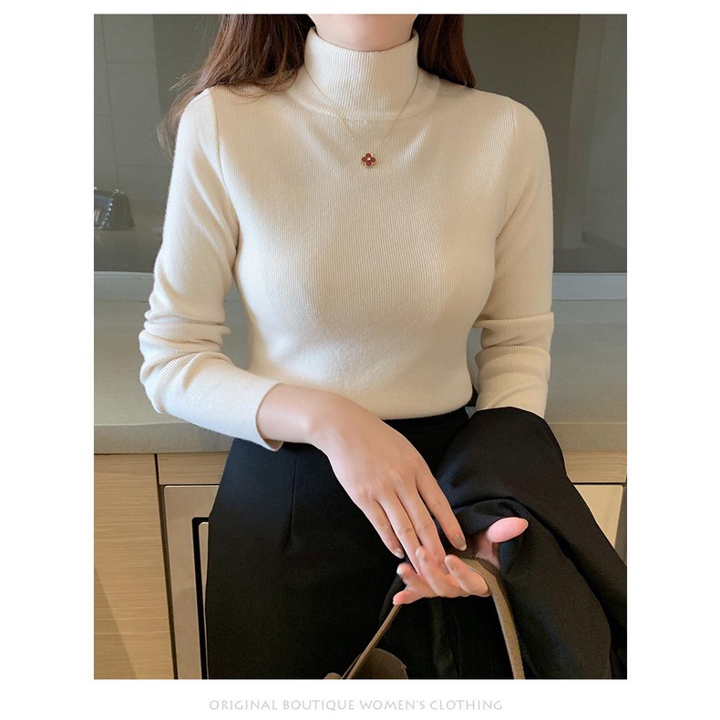 Áo Len Tăm Nhung Dài Tay Giữ Nhiệt Cao Cấp Chất Len Mềm Mịn Co Giãn Thoải Mái | BigBuy360 - bigbuy360.vn