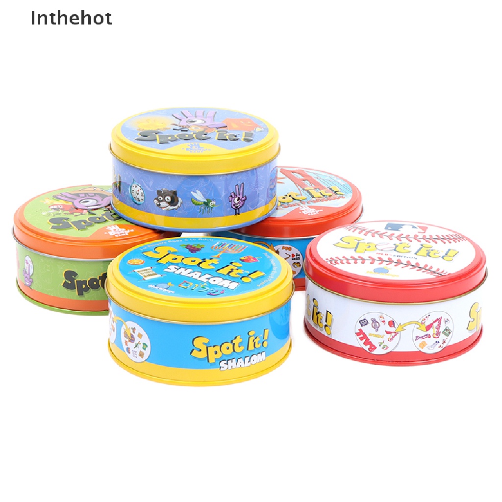 Set 55 Thẻ Chơi Game Spot It Vui Nhộn