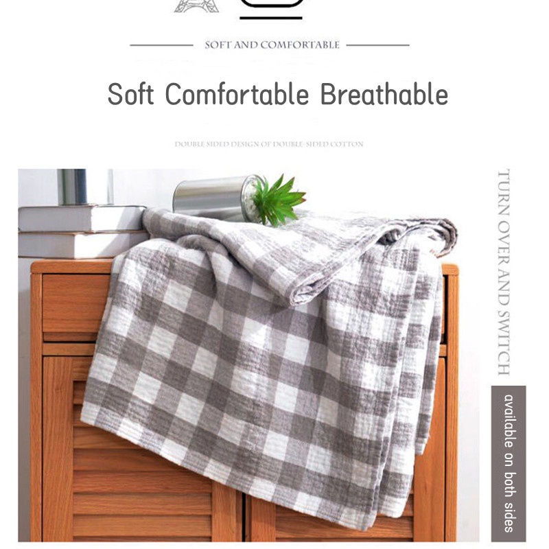 Chăn Đơn / Đôi Vải Cotton Mỏng Thoải Mái Mùa Hè