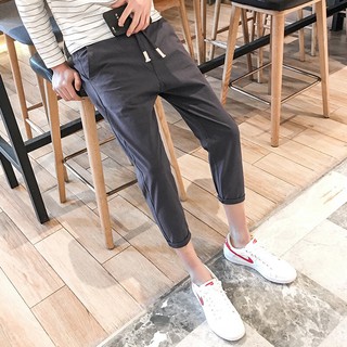 Quần kaki baggy nam xuông sắn gấu thời trang unisex