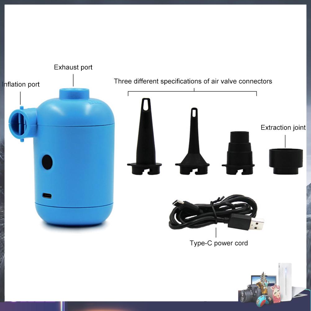 Máy Bơm Hơi Mini DC 5V Cổng Sạc USB Tiện Dụng Cho Hoạt Động Ngoài Trời