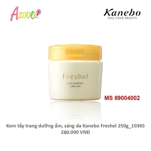 KEM TẨY TRANG DƯỠNG ẨM, SÁNG DA 𝐊𝐀𝐍𝐄𝐁𝐎 𝐅𝐑𝐄𝐒𝐇𝐄𝐋 250g