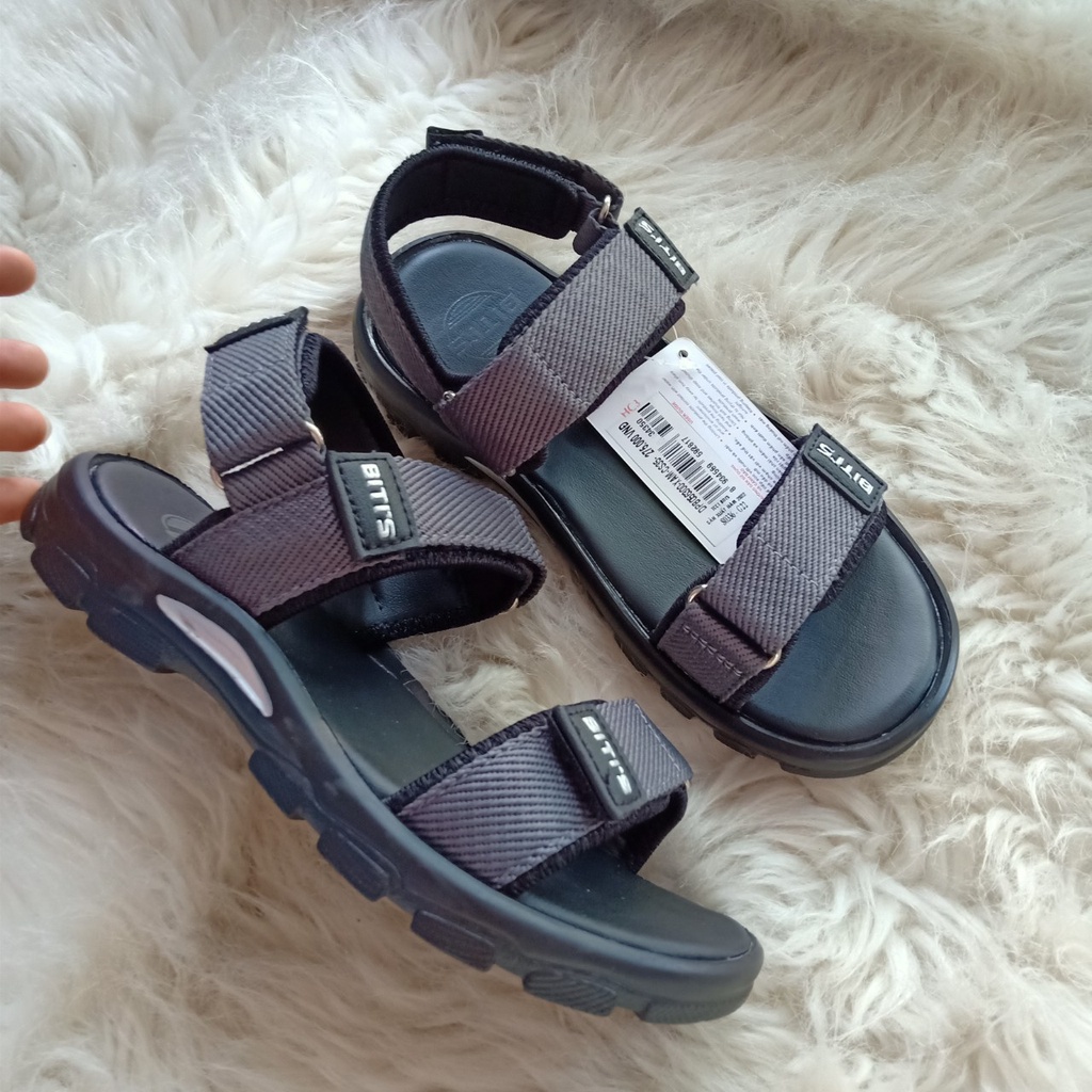 Sandal nam học sinh quai ngang đế ma sát tốt