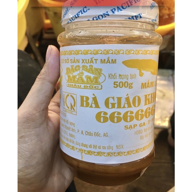 Mắm thái Châu Đốc Bà Giáo Khỏe hủ 500gr