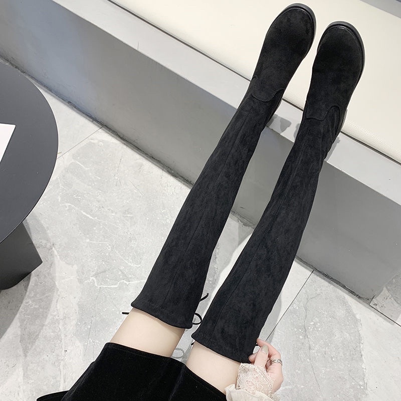 📍Sẵn📍 BOOTS ĐÙI DA LỘN CÓ BIGSIZE SIZE TỪ 35-44 BOOTS NỮ GIÁ RẺ