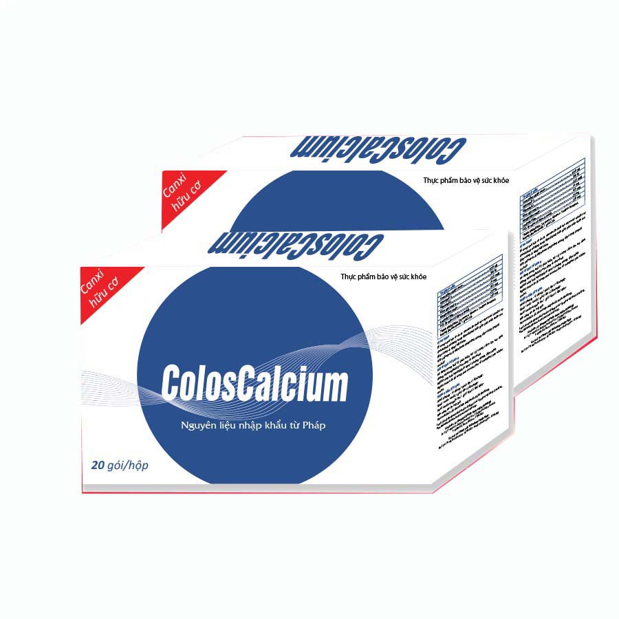 Coloscalcium -Bổ sung Vitamin K2, D3- có tác dụng giúp tăng cường hấp thu và vận chuyển canxi vào xương- giúp xương khỏe