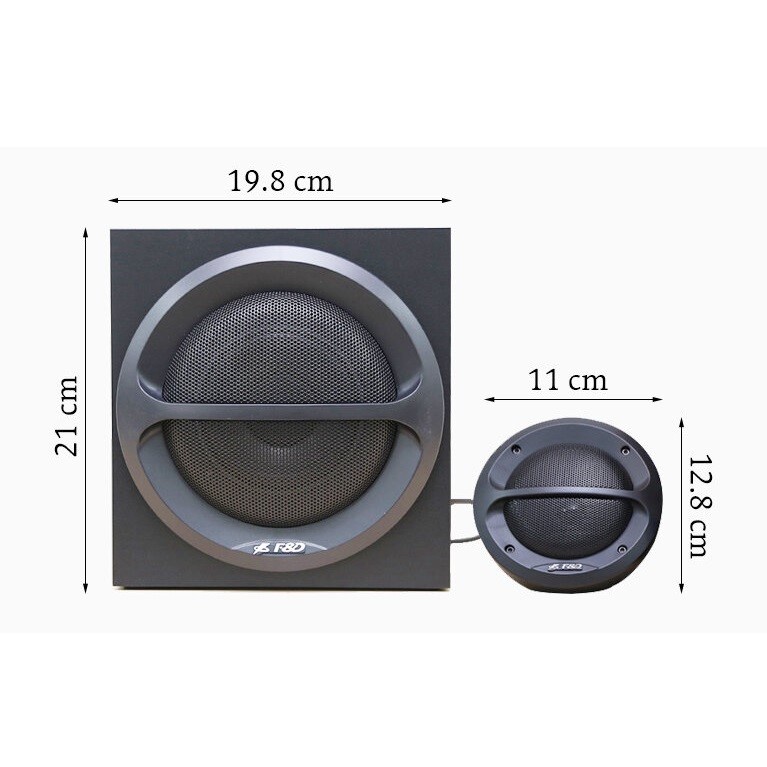 Loa Máy vi tính Bluetooth 5.0 Fenda A111x công suất 35W Bass siêu ấm, có Điều khiển, cổng USB, thẻ nhớ SD, Radio