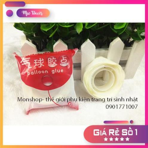 Đồ trang trí sinh nhật [ RẺ NHẤT SHOPEE ] Băng dính chuyên dùng dán bóng sinh nhật hàng chuẩn