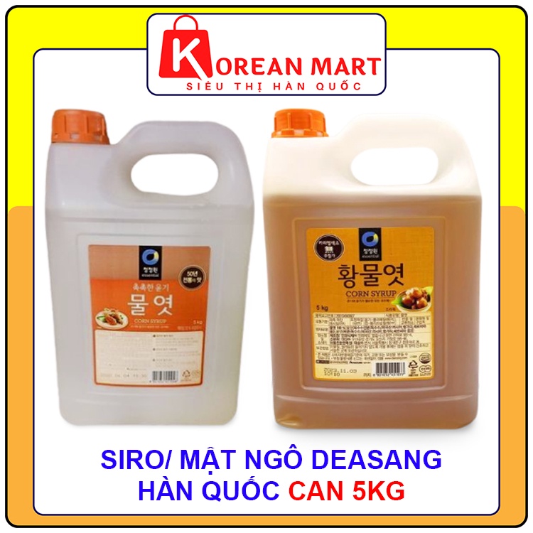 Siro Mật ngô Deasang can 5kg dành cho nhà hàng