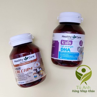 Bộ đôi DHA & CANXI HEATHYCARE mẫu mới