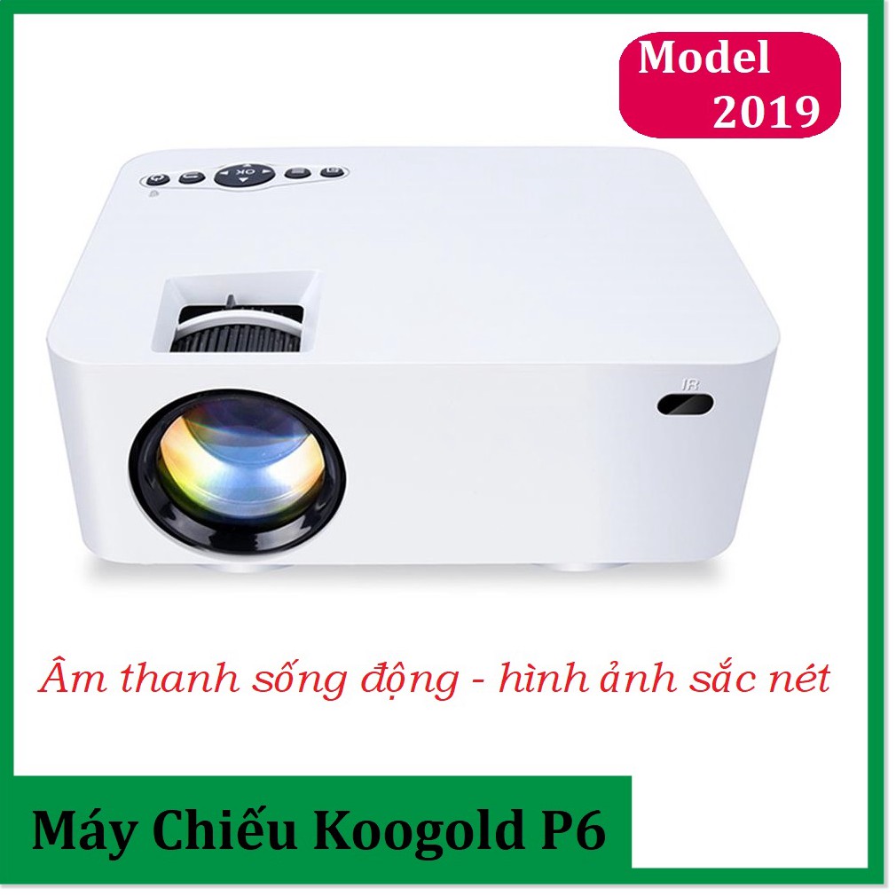 Máy Chiếu Di Động KOOGOLD ✔chính hãng✔️ Full HD, Kết Nối Wifi, Điện Thoại, Độ Phân Dải Cao, Sắc Nét. Bảo hành 12T