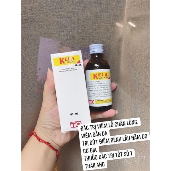 KELA LOTION Dành cho da Viêm Lỗ Chân Lông - Thái Lan