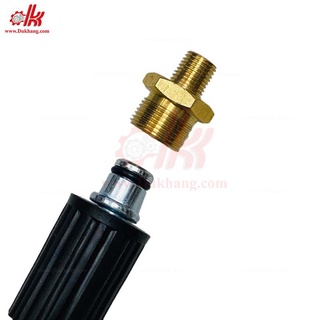 Nối ren thau 22 - cút ren nối dây rửa xe 22mm