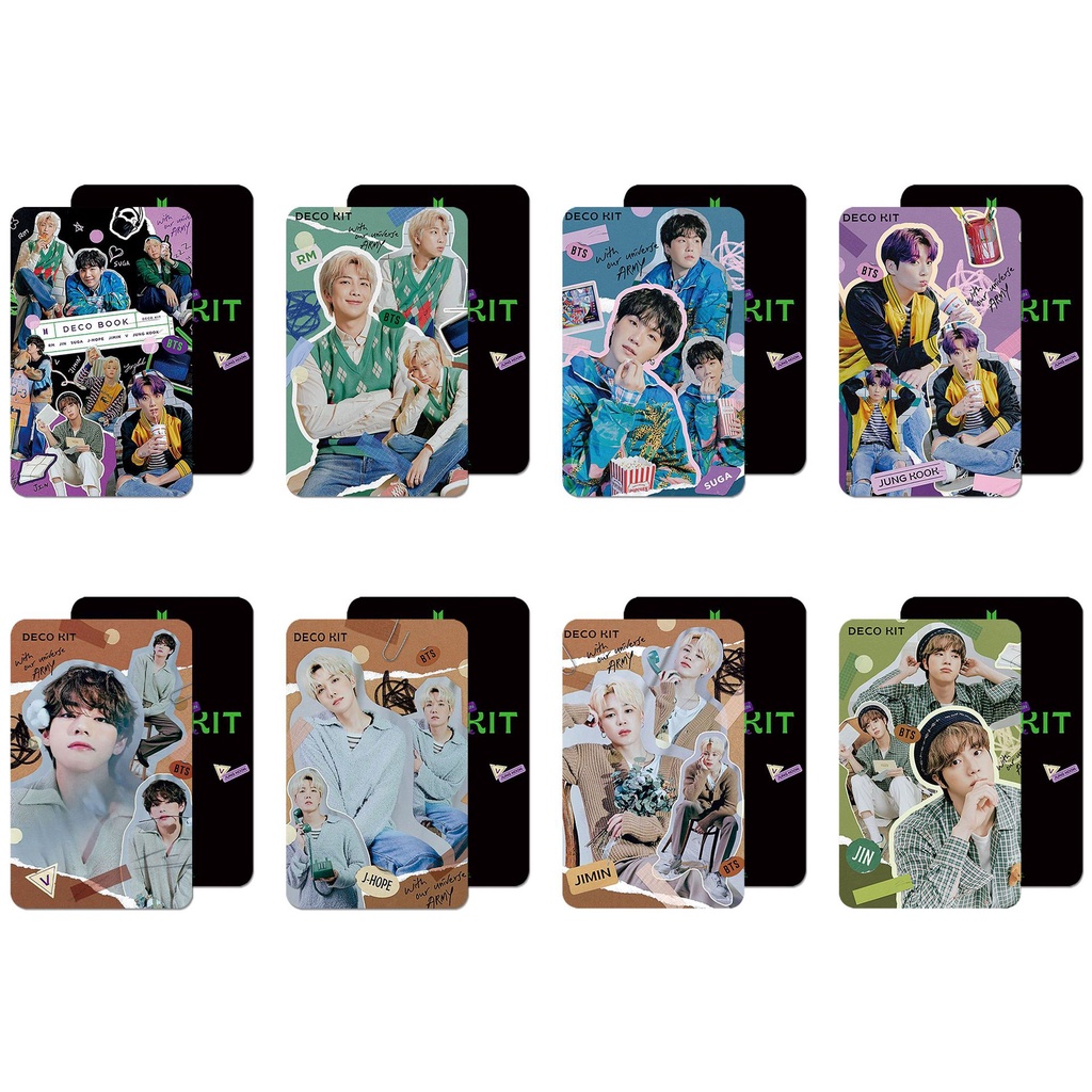 Bộ Hình Set Card BTS Deco Kit Unoff